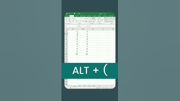 Masquer les colonnes sélectionnées dans Excel avec le raccourci MAJ (