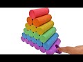 Satisfying Video | Making Sticks Arranged in Triangles with Kinetic Sand Cutting ASMR