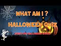 Halloween What Am I? Quiz | ESL Halloween Games | 4K