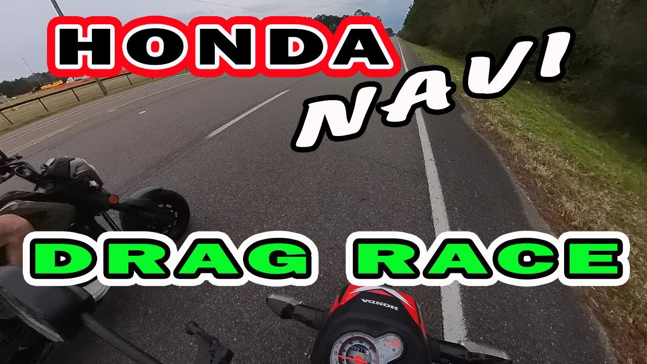 HONDA Navi Drag Race ! - YouTube