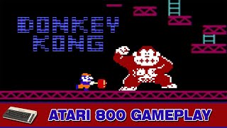 Donkey Kong  Atari 800 XL