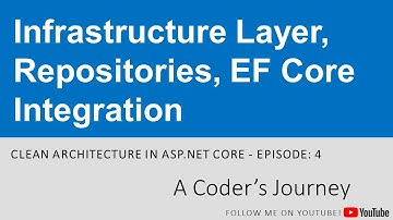 Clean Architecture in ASP.NET Core #4 - Infrastructure Layer, Repositories, EF Core Integration