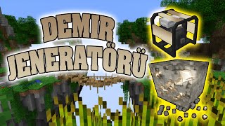 DEMİR JENERATÖRÜ |QUEST SKYBLOCK #bölüm 4  | #cubecraft  | MİNECRAFT