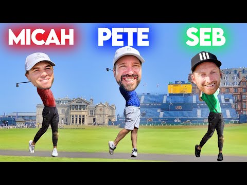 WE TAKE ON ST ANDREWS A DAY AFTER THE OPEN! Micah Morris & Seb On Golf & Peter Finch