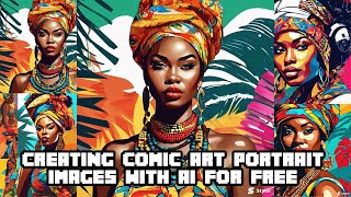 Creating Comic Art Portrait Images with AI For Free screenshot 4