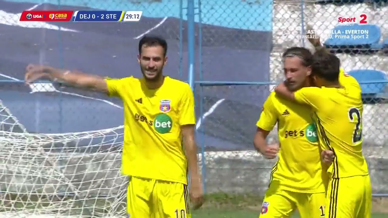 REZUMAT: Unirea Dej - Steaua 2-6. Super goluri într-un meci spectaculos