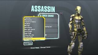 Borderlands 2 - All Assassin Heads and Skins
