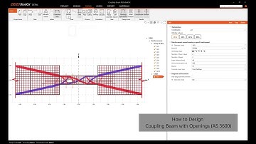How to Design Coupling Beam with Openings (AS 3600)