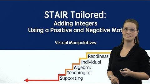 Adding Integers Virtually - Part 2 ‖ Integers ‖ Grades 6 - 7 ‖ Project STAIR