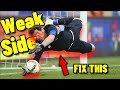 How to dive on your weak side as a goalkeeper  goalkeeper tips  tutorial  goalkeeper diving tips