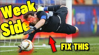 How To Dive On Your Weak Side As A Goalkeeper - Goalkeeper Tips & Tutorial - Goalkeeper Diving Tips