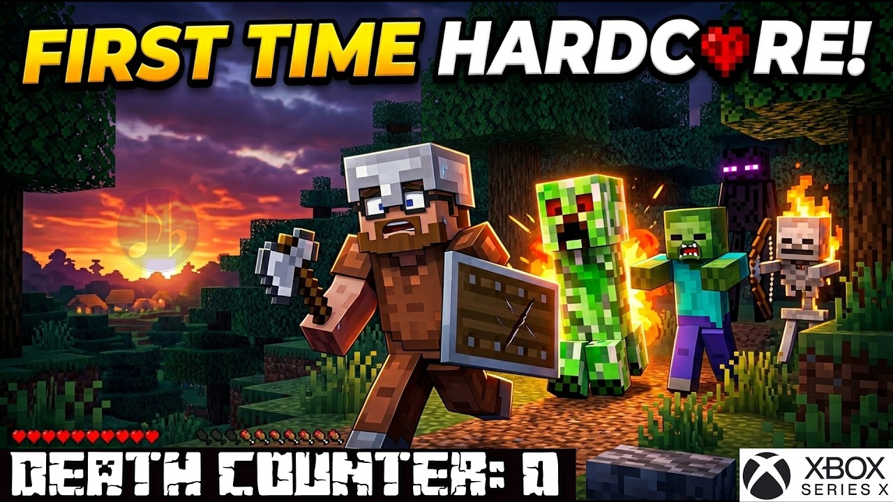 First Time Playing Hardcore Minecraft - Episode 1 - YouTube