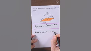 Comment calculer le volume d