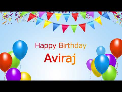 Happy Birthday Aviraj