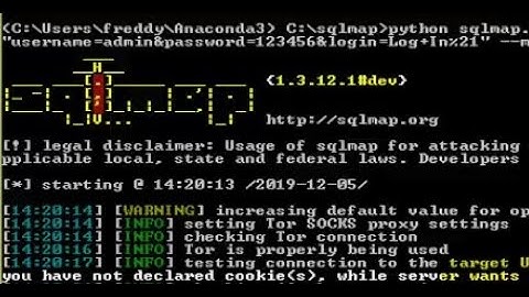 Como Hacer Inyección SQL a Formularios con Sqlmap
