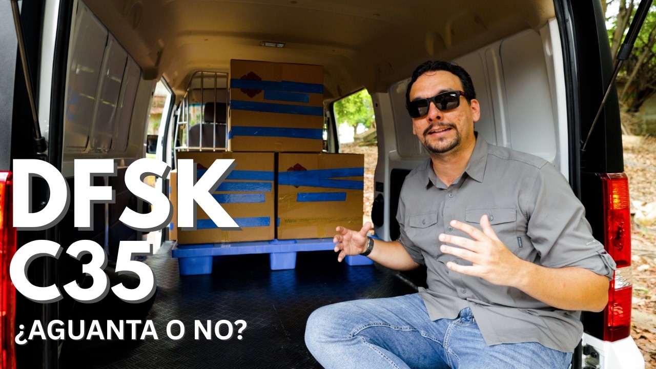¿Una van de trabajo buena, bonita y barata? | DFSK C35 | Prueba en Español