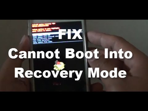 Samsung Galaxy S5: Fix Cannot Boot Into Recovery Mode (Android)