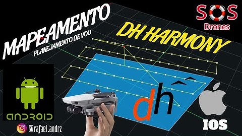 DRONE HARMONY - PLANEJAMENTO DE VOO - IOS - Android (iPhone / iPad)