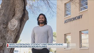Nmsu Astronomy Student Links Brightening Regions On The Sun To Early Warnings For Solar Flares