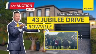 Live Auction @ 43 Jubilee Drive, Rowville