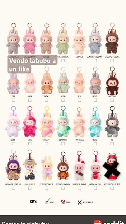 vendo labubu