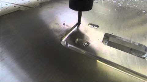GoPro Video: VOLTER 4020 CNC Router cutting 20 mm aluminium