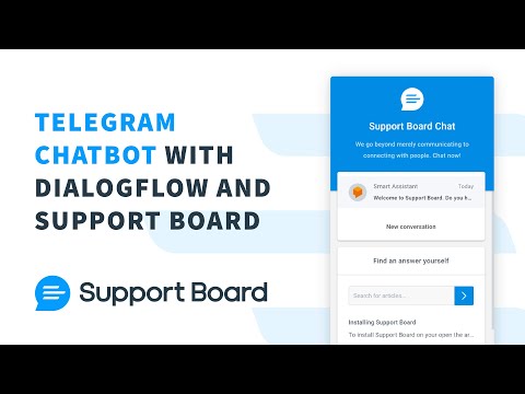 Telegram chatbot with Support Board