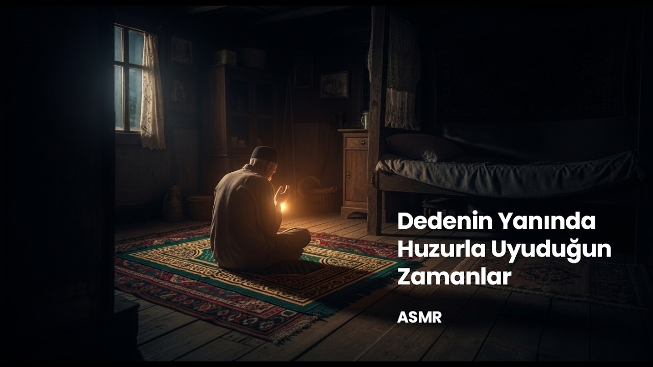 Gece Sen Uyurken Deden Yanında Namaz Kılıyor | NamazASMR ile Huzurlu Uyku