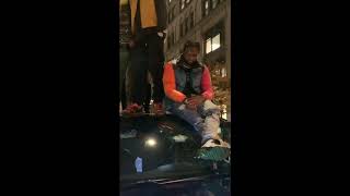 Fivio Foreign & Christian Combs Video shoot in Nyc 2019 BOLO TV /9OZ TV