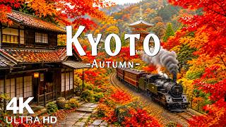 Autumn Kyoto 4K 🍁 Stunning Red Maple Leaves, Ancient Temples & Peaceful Japanese Scenery screenshot 5