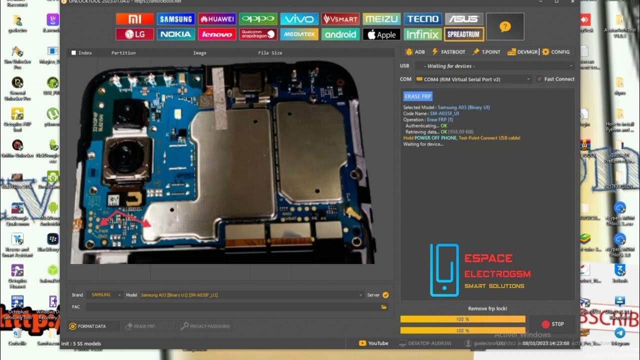 samsung a03 google account bypass A035f test point unlock tool YouTube