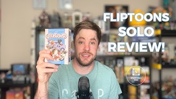FlipToons Board Game - Solo Review & Impressions