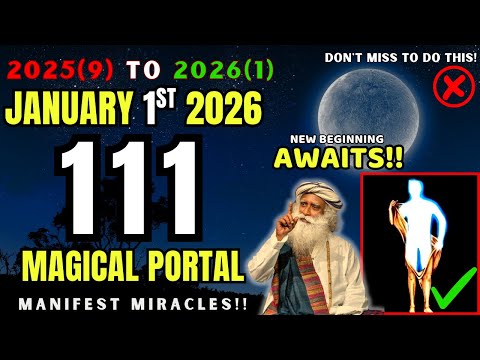111 Portal On 1 1 2026 The BIGGEST Manifestation RESET Of The DECADE 