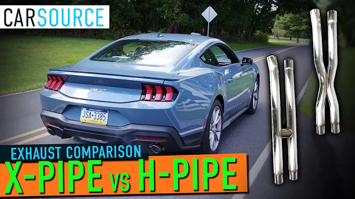 X-pipe or H-pipe?? 2024 Mustang GT Resonator Delete Comparison! #s650