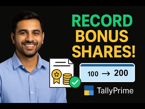 Saham Bonus di TallyPrime: 3 Langkah untuk Mencatatnya dengan Benar (Hindari Kesalahan Biaya)