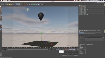 Floating Balloons using Spring & Spline in Cinema 4D Tutorial
