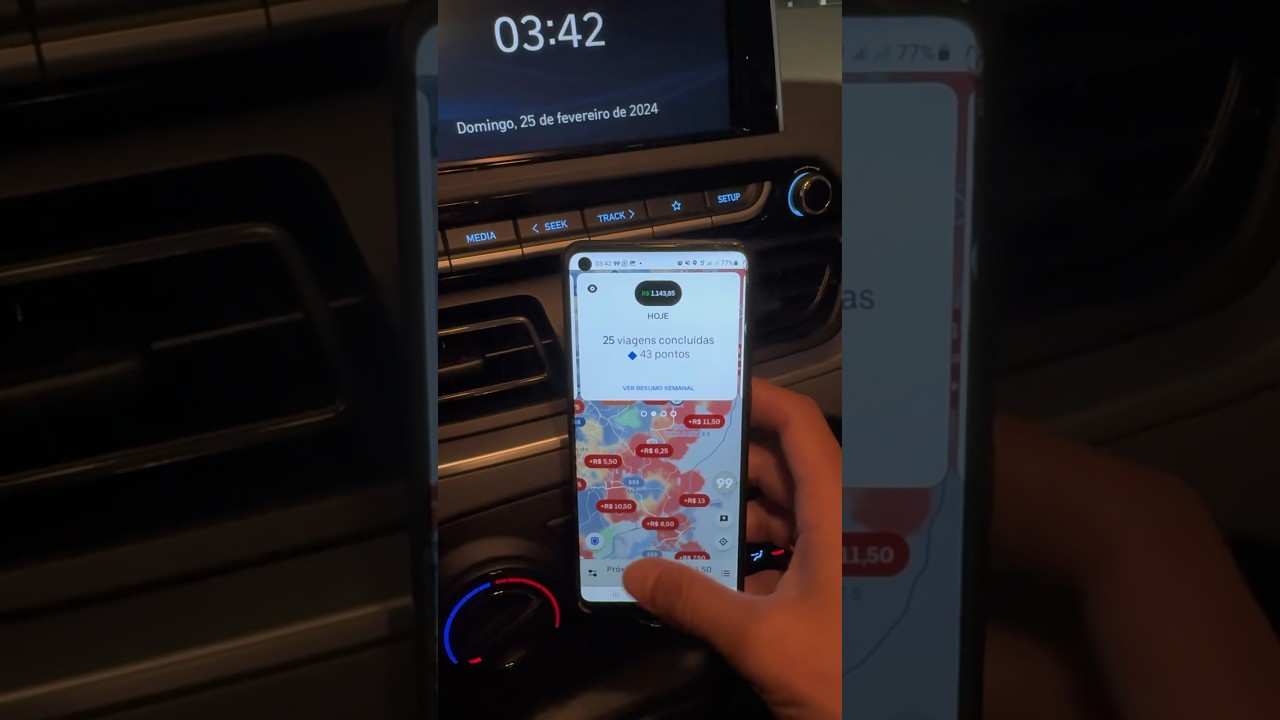 ⚪️FOI INCRÍVEL! Meu PRIMEIRO DIA na UBER com o HB20s sedan 
