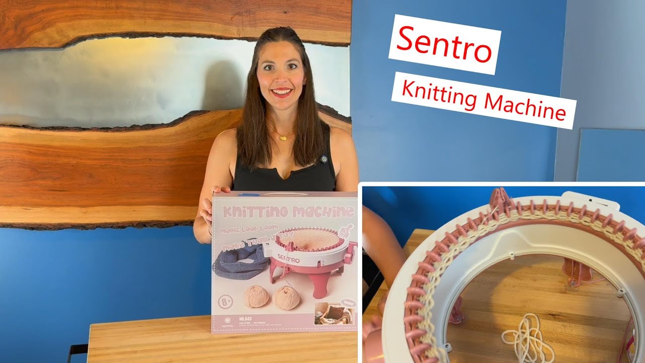 Sentro Knitting Machine, 48 needles for easy knitting #knitting # ...