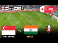 India vs Singapore | Asia Cup 2025 | eFootball PES 2021 Gameplay Simulation ⚽🔥