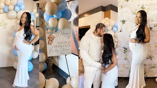 VLOG: OUR OFFICIAL BABY SHOWER FOR BABY BOY♡