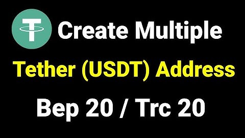 How To Create & Generate Multiple Tether USDT Addresses (BEP20 & TRC20) | Binance & OKX Guide