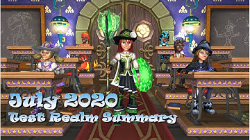 Wizard101-Test Realm 2020 Summary