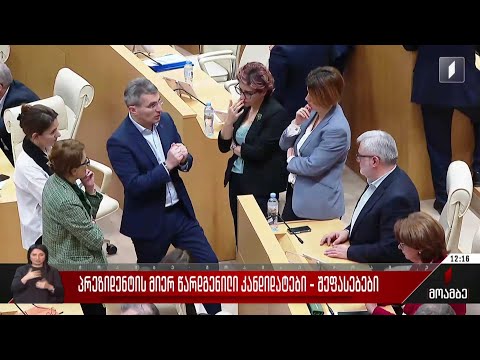 პრეზიდენტის მიერ წარდგენილი კანდიდატები - შეფასებები პოლიტიკურ სპექტრში