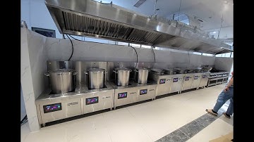 Hệ thống bếp từ công nghiệp đôi 8kw cho nhà hàng tại TP.HCM | 0815299298