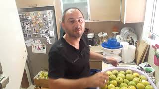 Яблочная брага по красной схеме.