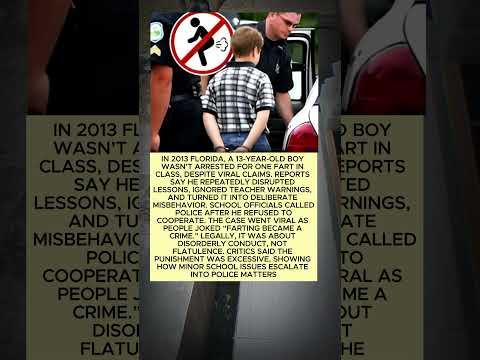 The Truth Behind the "Farting Arrest" 2013 Florida Case: Why a 13-Year-Old Was Really Detained