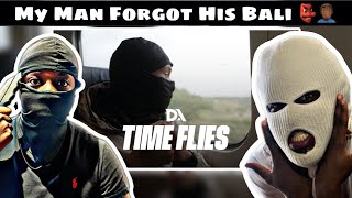 American Reaction To DA - Time Flies Freestyle
