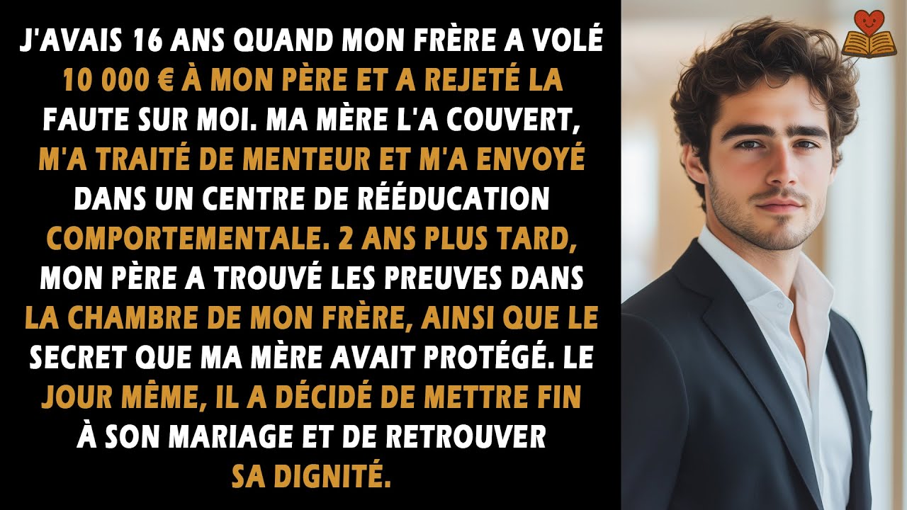 J'avais 16 ans quand mon frère a volé 10 000 € à mon père et a rejeté la faute sur moi. Ma mère...
