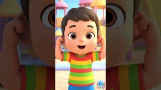 Touch Your Nose 👃 | Fun Action Song for Kids | Clap &amp; Learn 🎵 #shortsfeed