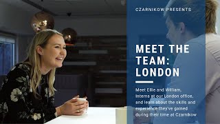 Meet the team - Ellie & William, HR Intern and Accounts Intern, London
